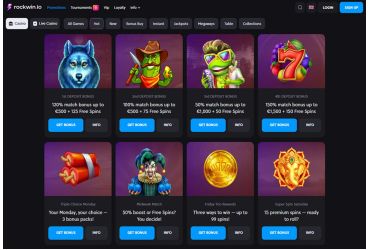 Rockwin casino Kampagner