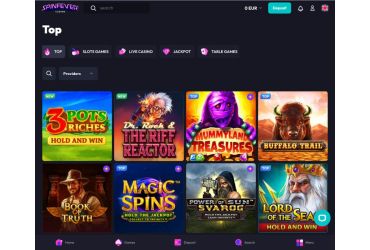 Spinfiver casino Popul&aelig;re spil