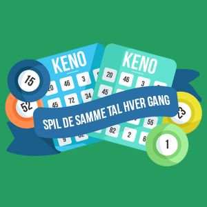 Strategi 2: Spil det samme nummer hele tiden