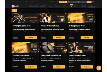 20BETS casino Bonusser og kampagner