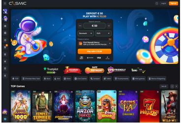 CosmicSlot casino Forside
