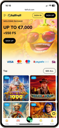 FatFruit casino p&aring; mobil