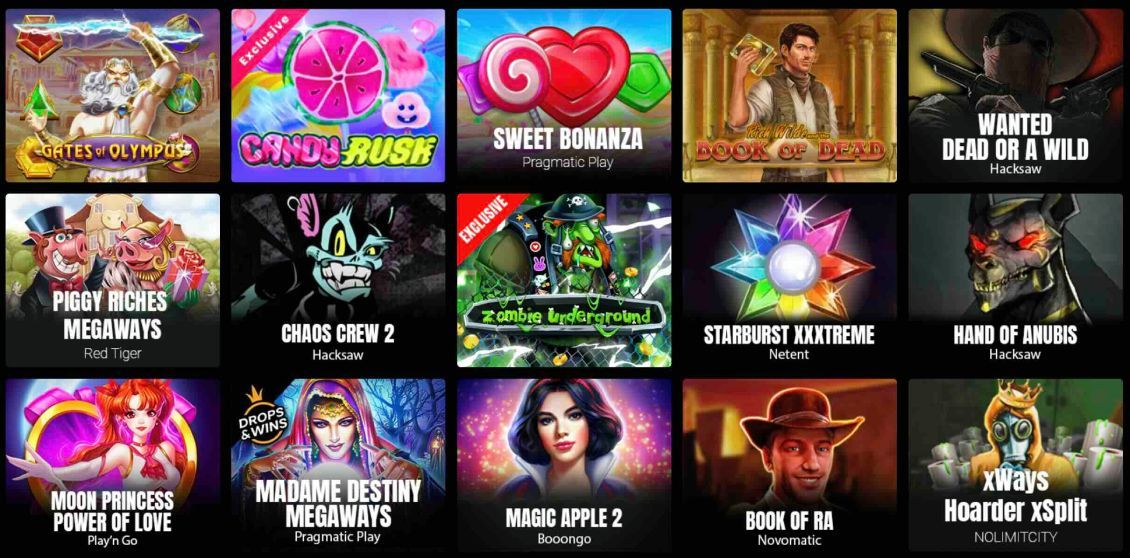 Liste over spilleautomater p&aring; Goldenbet casino