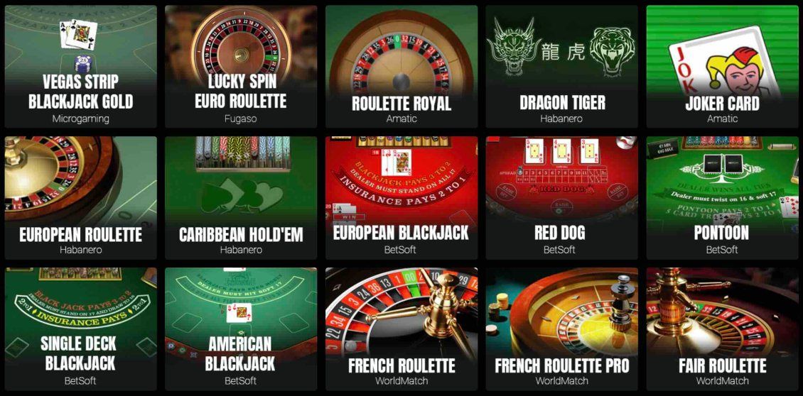 GoldenBet Casino Bordspil