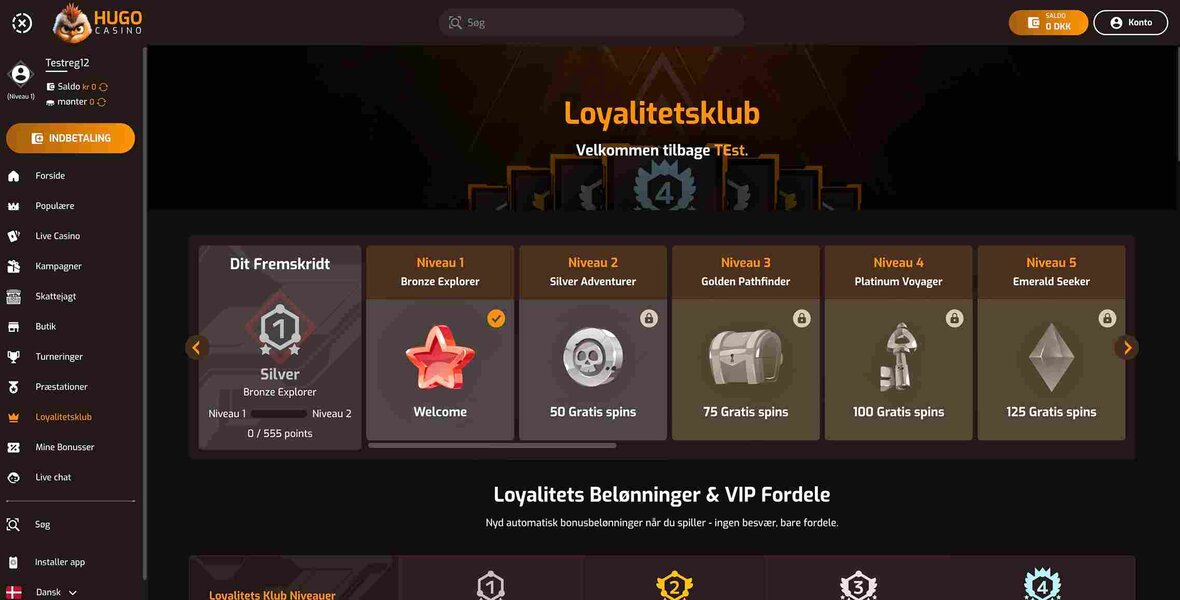 De bedste spilleautomater p&aring; Hugo Casino