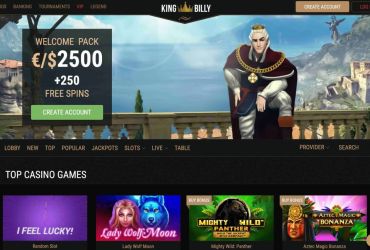 KingBilly casino Forside