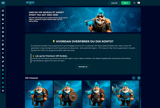 VIP program p&aring; Norsewin Casino 