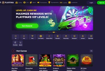 Playfina Casino Forside