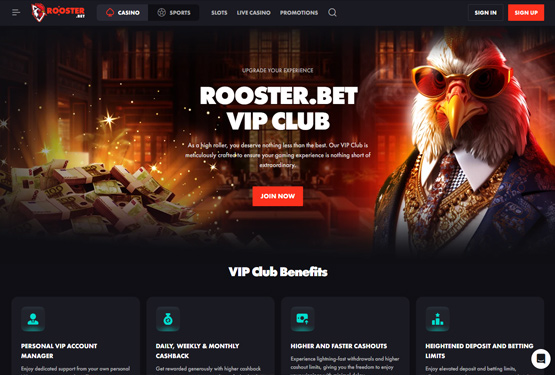 VIP program p&aring; Rooster bet Casino 
