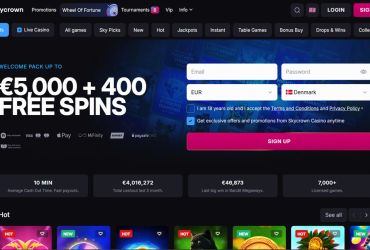 SkyCrown Casino Forside