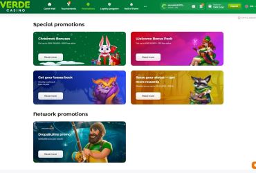 Verde Casino &ndash; Kampagner