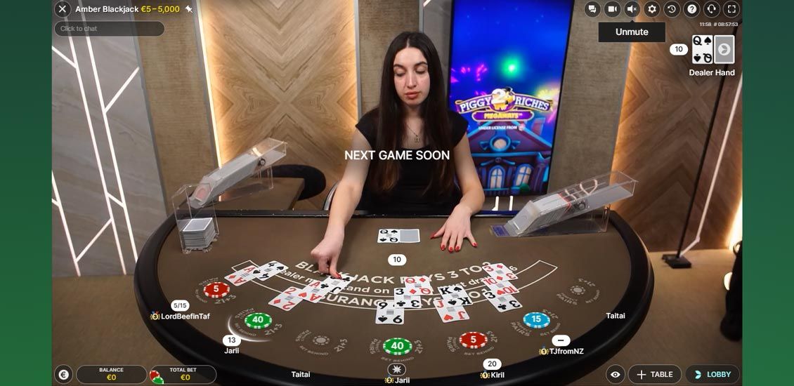 Live Baccarat-sk&aelig;rmbillede p&aring; Asino Casino