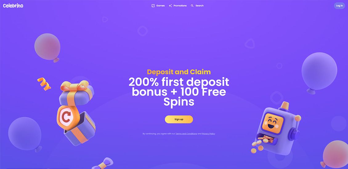 Celebrino Casino registreringsproces trin 1