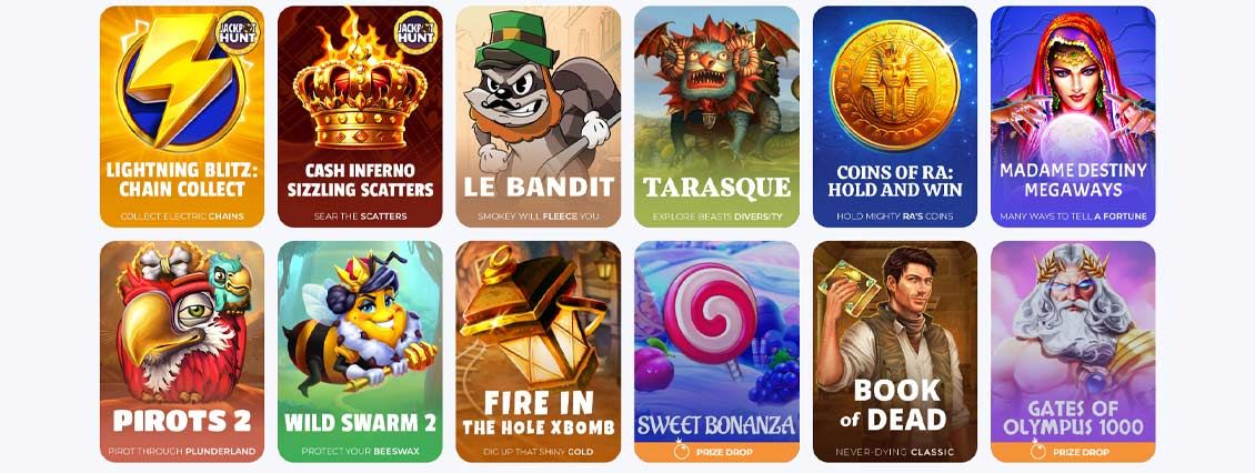 Liste over spilleautomater p&aring; Celebrino casino