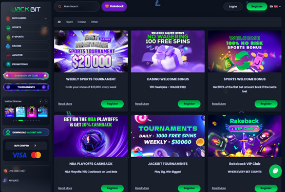 Jackbit Casino bonustilbud