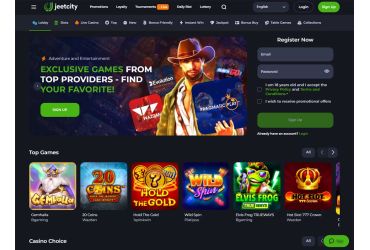 JeetCity Casino forside