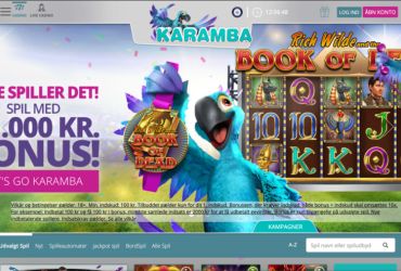 Karamba Casino - forside