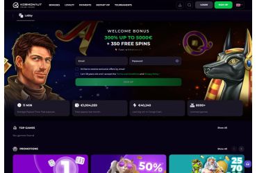 Kosmonaut Casino Forside