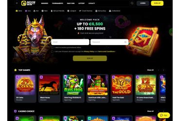 Moonwin Casino forside
