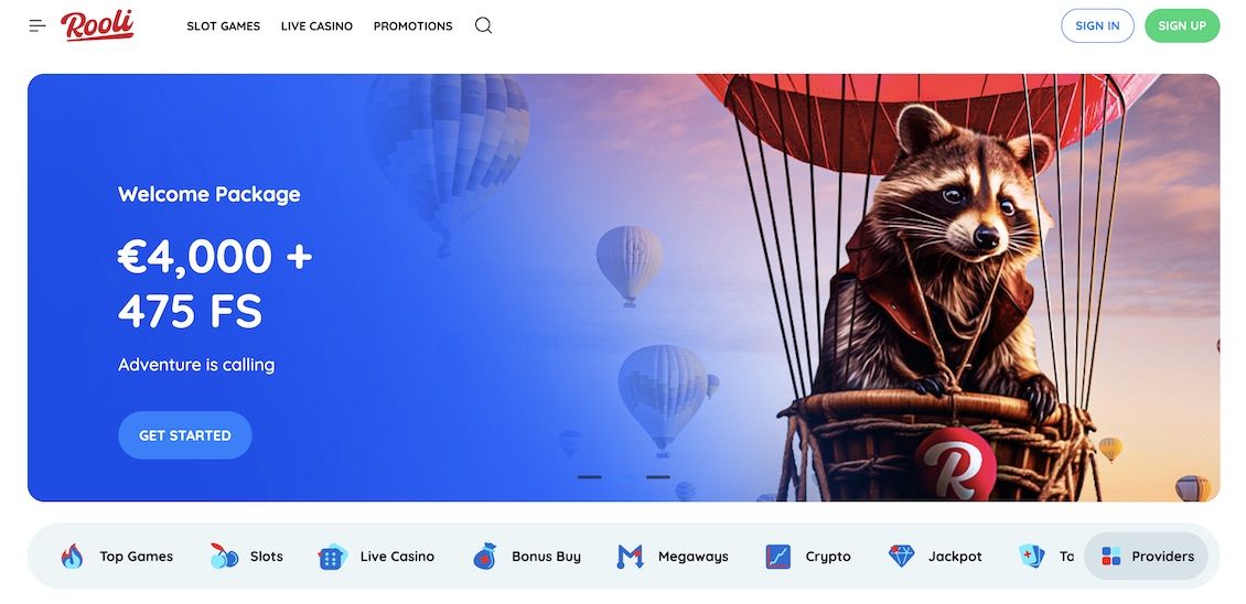 Hovedside p&aring; Rooli Site