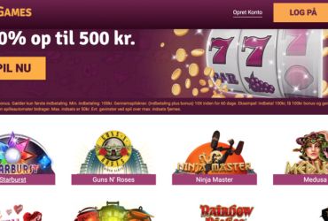 Simba Games Casino - forside