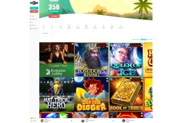 Spinia Casino - forside