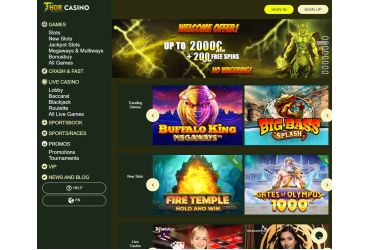 Thor Casino forside