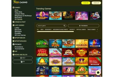 Thor Casino spilleautomater