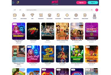 Wild Fortune Casino Popul&aelig;re spil