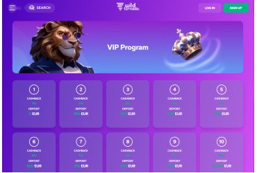 Wild Tornado Casino VIP program