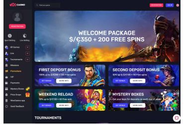 Woo Casino kampagner og bonusser