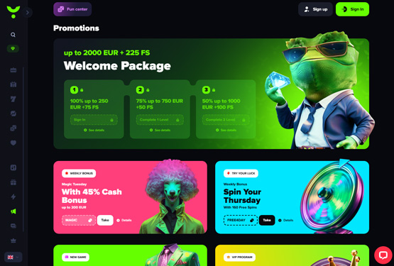 Bonusser og kampagner p&aring; Kas Casino