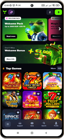 YOJU Casinos Hovedside p&aring; Mobilsk&aelig;rm