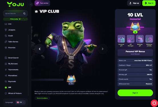 VIP program p&aring; Kas Casino 
