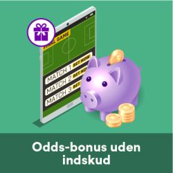 uden inskudsbonus odds dansk