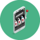 Unders&oslash;g om der er en mobil app