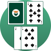 K&oslash;b p&aring; es-7 (bl&oslash;d 18) n&aring;r dealerens viste kort er 9, 10 eller es