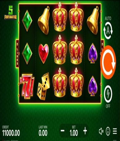 Spil gratis lige nu p&aring; 5 Fortunator Online Spilleautomat fra PlaySon | Danske Casinoer