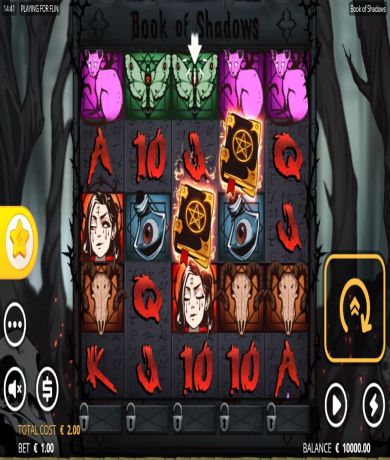 Spil gratis lige nu p&aring; Book of Shadows spillemaskine fra Nolimit City | Danske Casinoer
