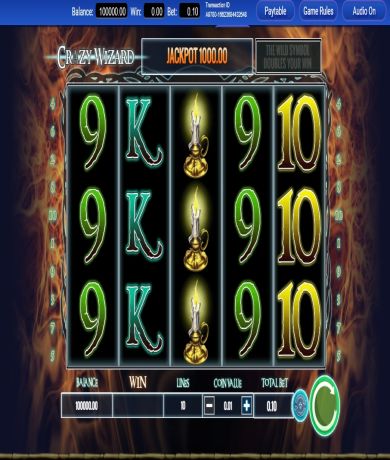 Spil gratis lige nu p&aring; Crazy Wizard Online Spilleautomat fra IGT | Danske Casinoer