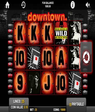 Spil gratis lige nu p&aring; Downtown, spillemaskine online fra 1x2Gaming | Danske Casinoer