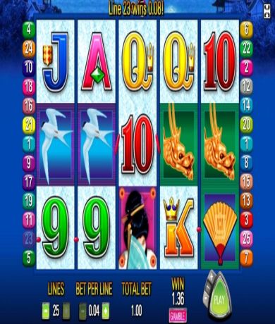 Spil gratis lige nu p&aring; Geisha spillemaskine online fra Aristocrat | Danske Casinoer