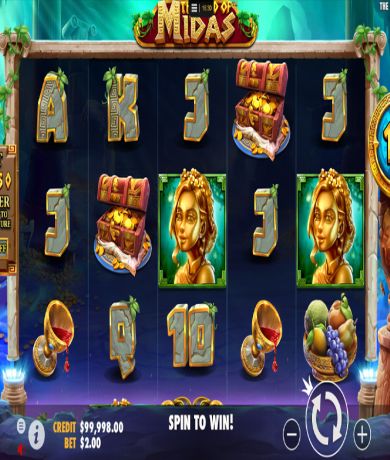 Spil gratis lige nu p&aring; The Hand of Midas online slot fra Pragmatic Play | Danske Casinoer
