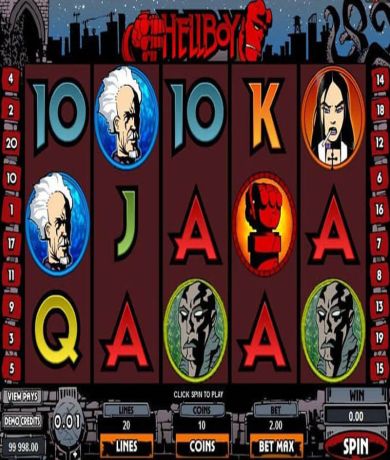 Spil gratis lige nu p&aring; Hellboy, online slot fra Microgaming | Danske Casinoer