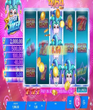 Spil gratis lige nu p&aring; Hyper Joker, spillemaskine online fra Microgaming | Danske Casinoer