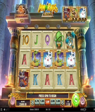 Spil gratis lige nu p&aring; Immortails of Egypt spillemaskine fra Play&rsquo;n Go | Danske Casinoer