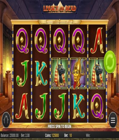 Spil gratis lige nu p&aring; Legacy of Dead spillemaskine fra Play&rsquo;n Go | Danske Casinoer