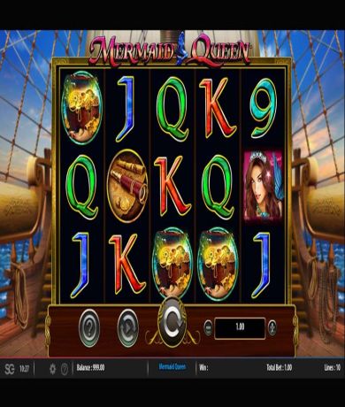 Spil gratis lige nu p&aring; Mermaid Queen slot online fra Realtime Gaming | Danske Casinoer