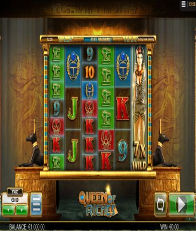 Spil gratis lige nu p&aring; Queen of Riches Megaways, spillemaskine online fra Big Time Gaming | Danske Casinoer