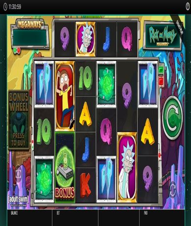 Spil gratis lige nu p&aring; Rick and Morty Megaways, spillemaskine online fra Blueprint Gaming | Danske Casinoer